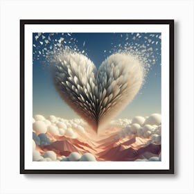 Valentine's Day Hearts 2 Art Print