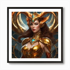 Elven Goddess ghcd Art Print