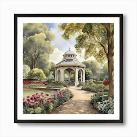 Battersea Park London Parks Garden 4 Painting Art Print Art Print