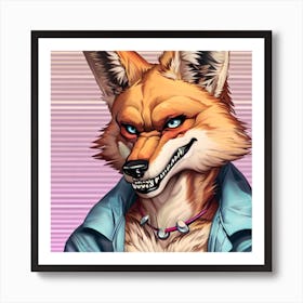 Foxes 1 Art Print