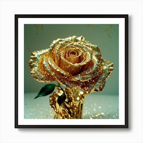 Rose Gilded Art Print