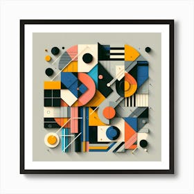 Abstract Geometric Design 2 Art Print