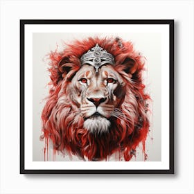 King Lion Art Print