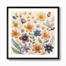 Botanical Bliss 1 Art Print