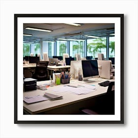 Empty Office Art Print