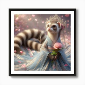 Chinese Raccoon 1 Art Print