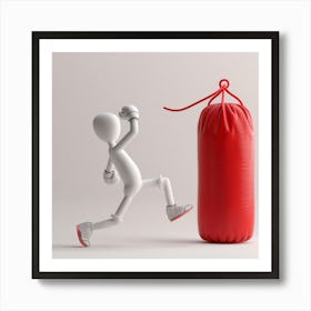 Punching Bag 2 Art Print