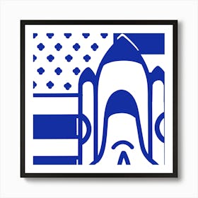 Space Shuttle Art Print