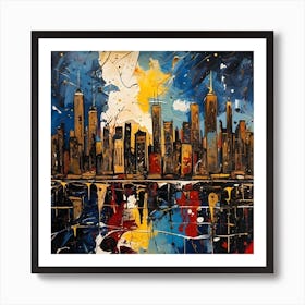 New York City Skyline 2 Art Print