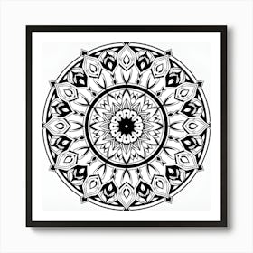 Mandala islamic Art Print