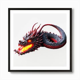 Red Dragon 4 Art Print