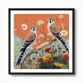 Bird In Nature American Kestrel 4 Art Print