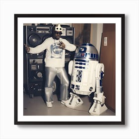 R2D2 Hip Hop Art Print