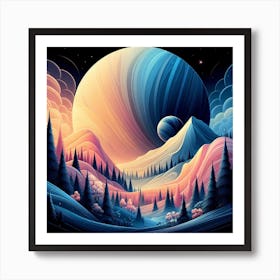 Saturn Art Print