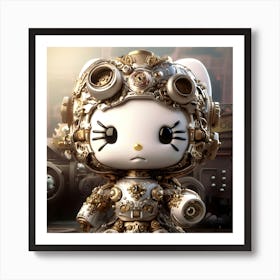 Hello Kitty Steampunk Collection By Csaba Fikker 50 Art Print