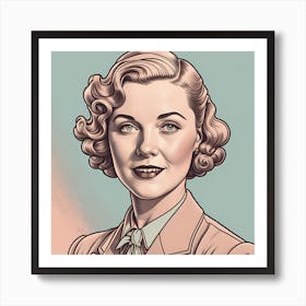 Lady In The 1930s Art Print