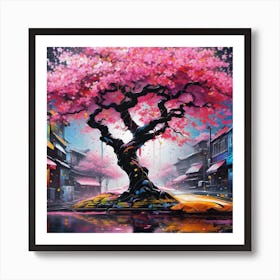 Cherry Blossom Tree 16 Art Print