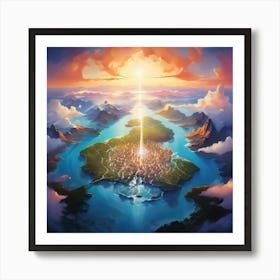 City In The Sky Art Print