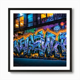 New York City Graffiti Art Print