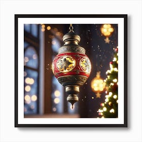 Christmas Ornaments 51 Art Print