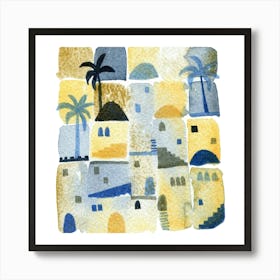 Morning in an Eastern Town Art Print