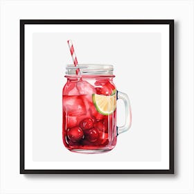 Cranberry Margarita Art Print