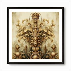 Ornate Crown Art Print
