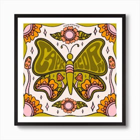 Capricorn Butterfly Art Print