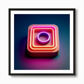 Instagram Icon 2 Art Print