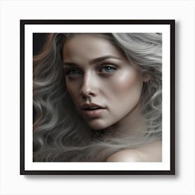 Portrait Of A Young Woman Art Print