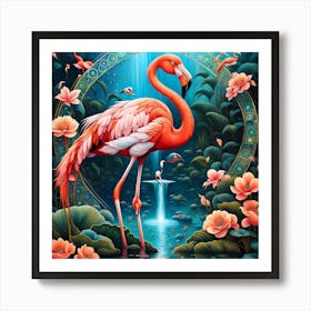 Flamingo Art Print