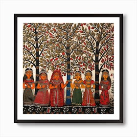 Women In The Forest Art Print