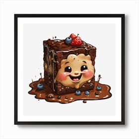 Chocolate Cake Art Print