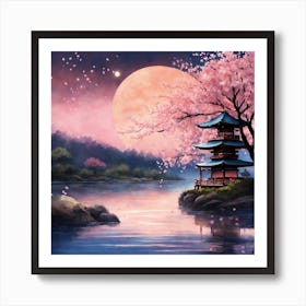 Cherry Blossoms Art Print