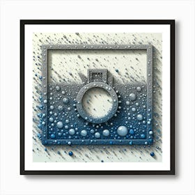 Water Droplet Art Print