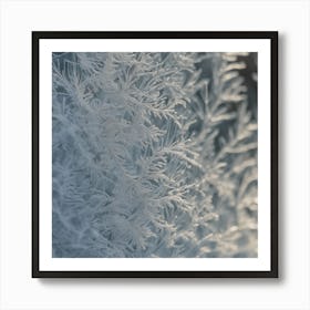 Frosty Branches Art Print