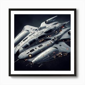 Spaceship 3 Art Print