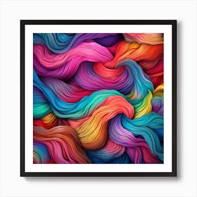 Colorful Abstract Background Art Print