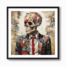 Skeleton In A Suit Affiche