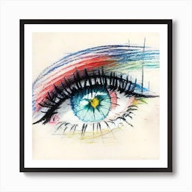 Eye Of The Rainbow 1 Art Print