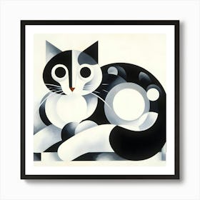 Abstract Cat 8 Art Print