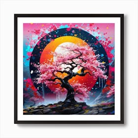 Cherry Blossom Tree 3 Art Print