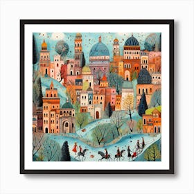 Winter In Jerusalem Art Print