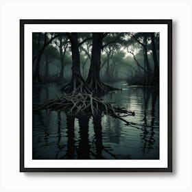 Dark Forest 45 Art Print