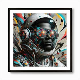 Afronaut Art Print