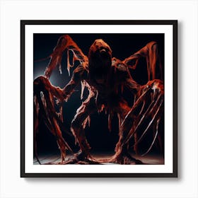 Demon In The Dark Art Print