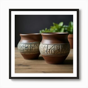 Default Create Unique Design Of Antique Pots 1 Art Print