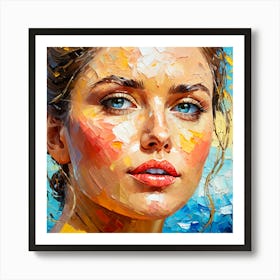 Portrait Of A Woman 9 Art Print