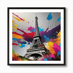 Paris Eiffel Tower 32 Art Print