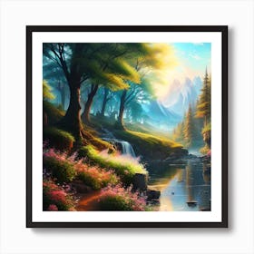 Fairytale Landscape 1 Art Print